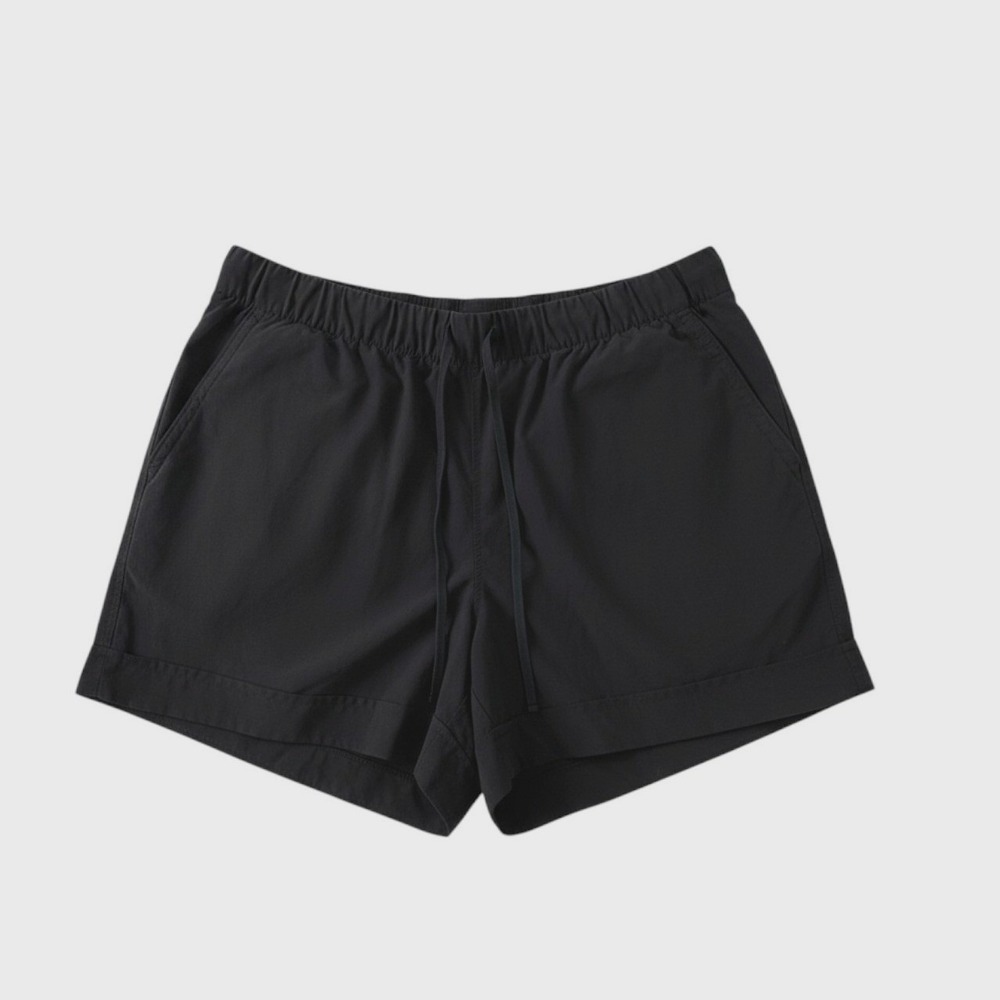 Athleta Trekkie North Short Womens M Black Hiking Outdoor Drawstring